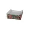 Scatola cubo pizza cartoncino vegetale bianco 33x33 H3 cm | Crovegli