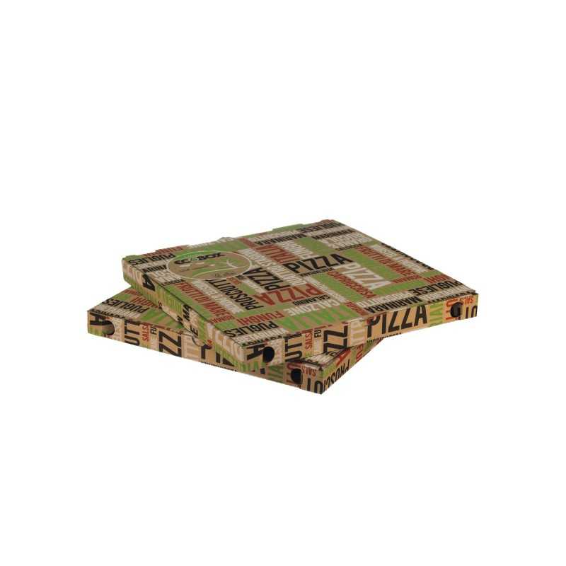 Scatola pizza cartone avana 33x33 cm | Crovegli