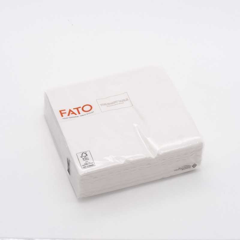 Tovagliolo carta 2 veli 33x33 cm bianco bar ristorazione | Crovegli