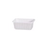 Vaschetta plastica bianca G9 400cc patatine street food | Crovegli