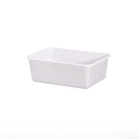 Vaschetta plastica bianca P9 700cc patatine street food | Crovegli
