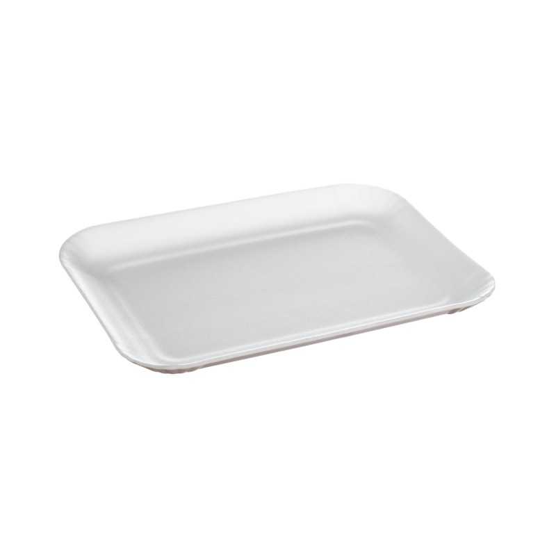 Vassoio polistirolo espanso 208 giallo non drenante 352x260 H25 mm carni formaggi | Crovegli