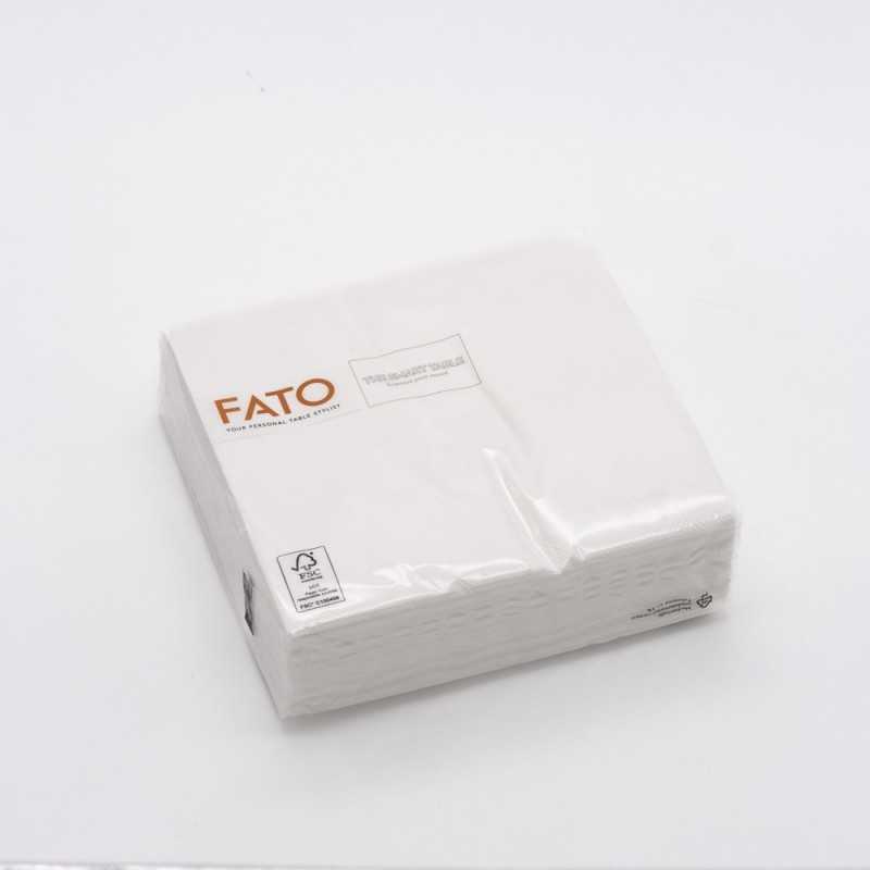 Tovagliolo carta 2 veli 40x40 cm bianco bar ristorazione | Crovegli