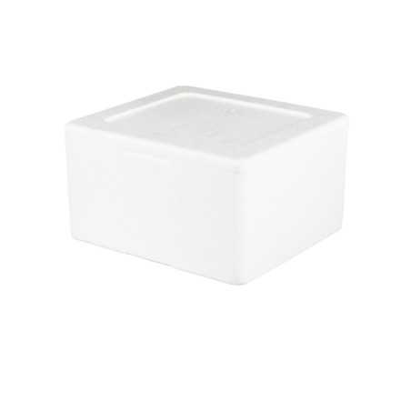 Scatola termica EPS bianco GN 33x53,5 cm H 28 cm alimenti | Crovegli