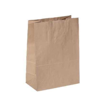 Borsa carta avana manico piattino 32+16x44 cm | Crovegli