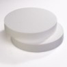 Base polistirolo bianco rotonda Ø 25 cm H 5 cm torte monumentali pasticceria | Crovegli