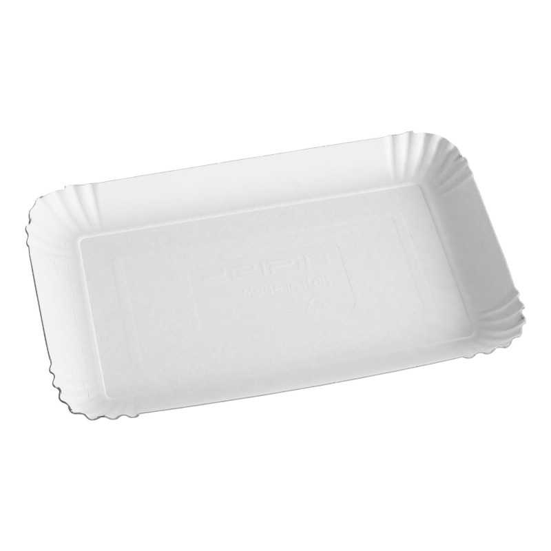 Vassoio cartone n.4 18x25,5 cm con pizzi o coprivassoio pasticceria | Crovegli