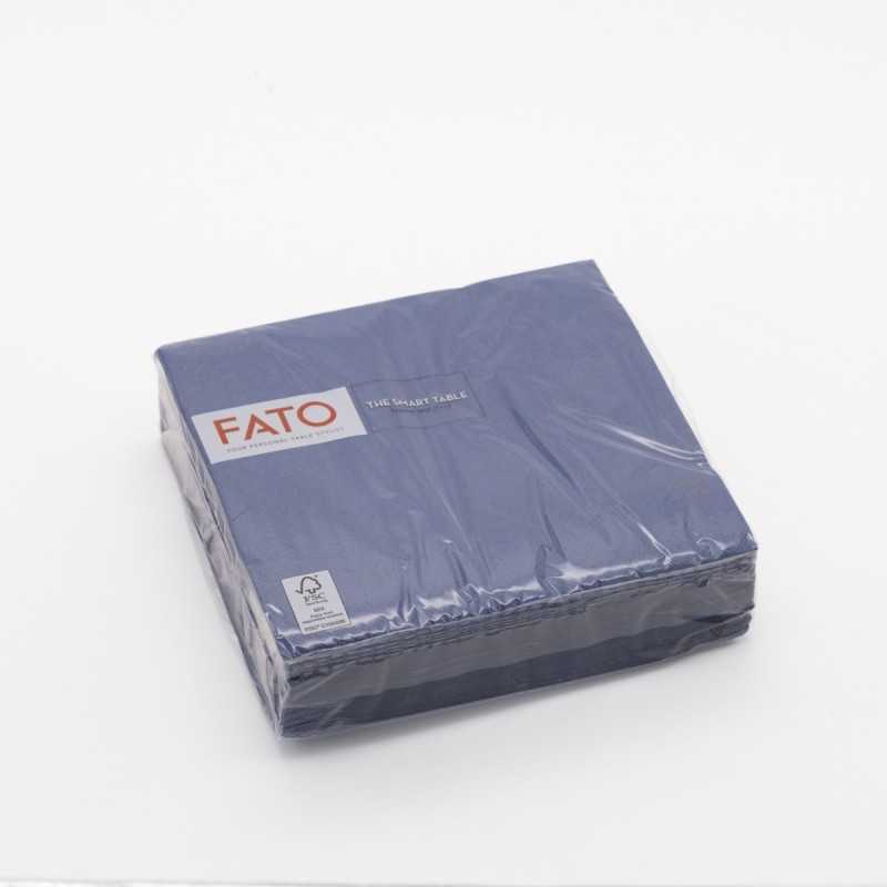 Tovagliolo carta 2 veli 33x33 cm blu notte bar ristorazione | Crovegli