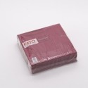Tovagliolo carta 2 veli 33x33 cm bordeaux | 50 pezzi