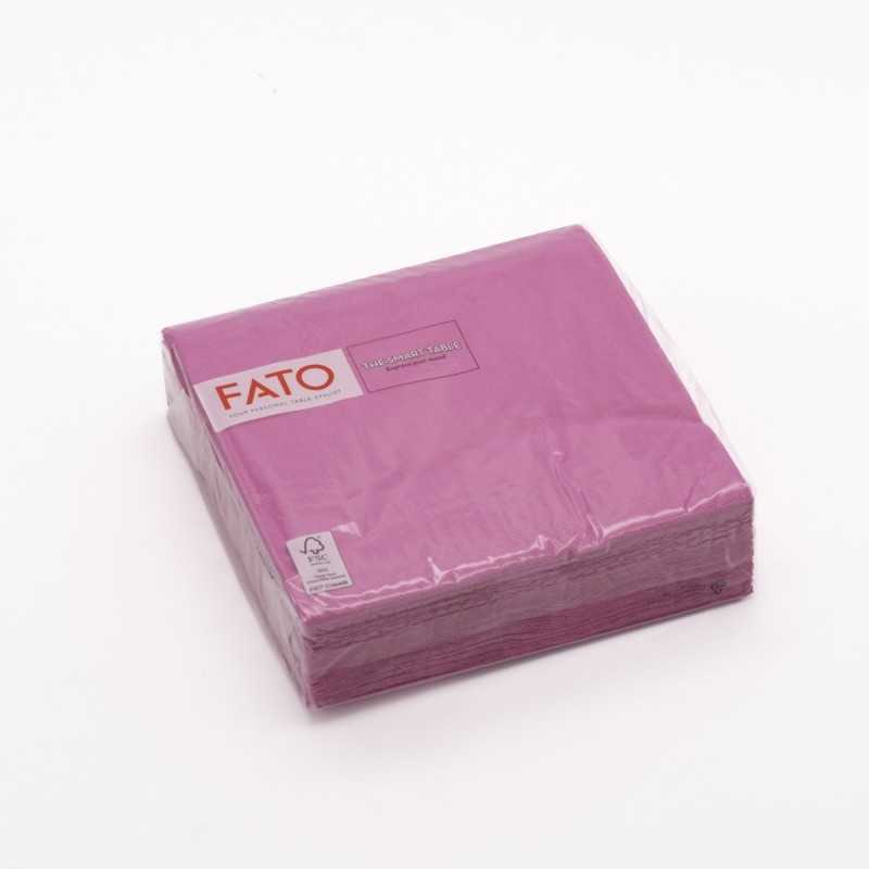 Tovagliolo carta 2 veli 33x33 cm fucsia bar ristorazione | Crovegli