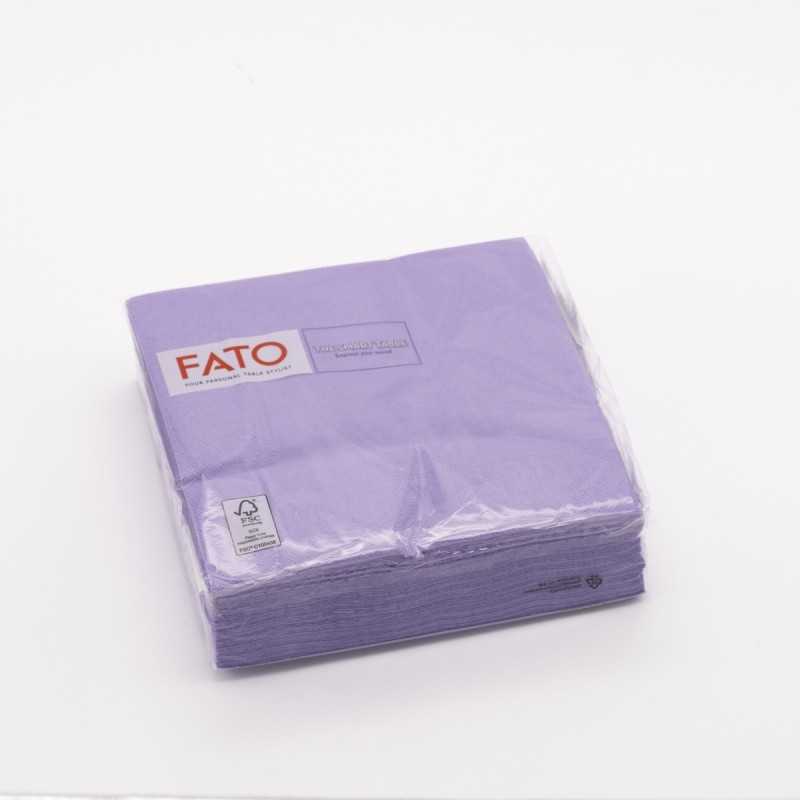 Tovagliolo carta 2 veli 33x33 cm lilla bar ristorazione | Crovegli