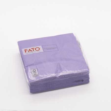 Tovagliolo carta 2 veli 33x33 cm lilla bar ristorazione | Crovegli