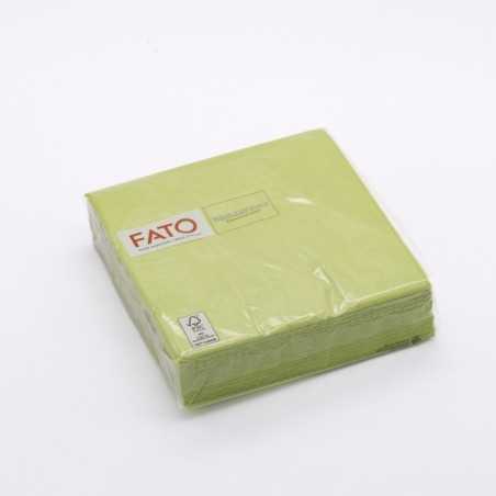 Tovagliolo carta 2 veli 33x33 cm verde mela bar ristorazione | Crovegli