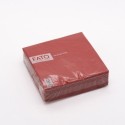 Tovagliolo carta 2 veli 33x33 cm rosso | 50 pezzi