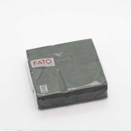 Tovagliolo carta 2 veli 33x33 cm verde foresta bar ristorazione | Crovegli