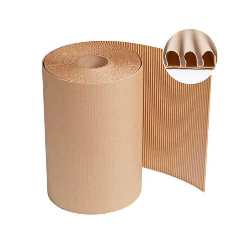Bobina cartone ondulato avana h 120 cm protezione trasporto | Crovegli