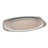 Vassoio ovale alluminio Eko V3 38x55 cm | Crovegli