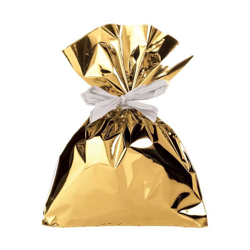Busta regalo PPL metallizzata oro 25x40 cm | Crovegli