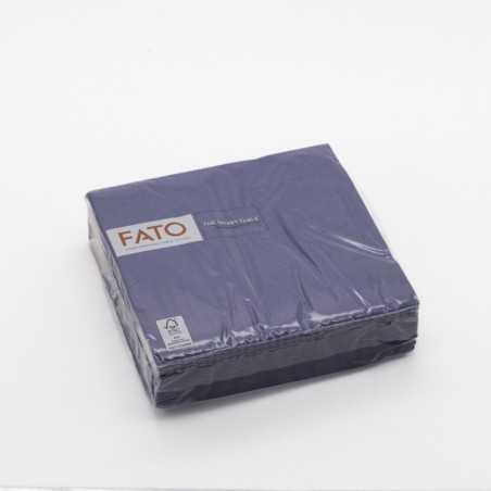 Tovagliolo carta 2 veli 40x40 cm blu notte bar ristorazione | Crovegli