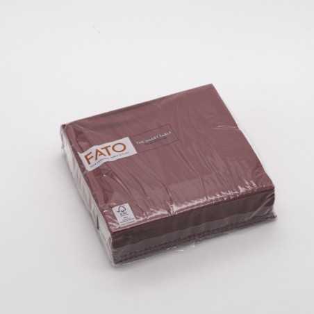 Tovagliolo carta 2 veli 40x40 cm bordeaux bar ristorazione | Crovegli