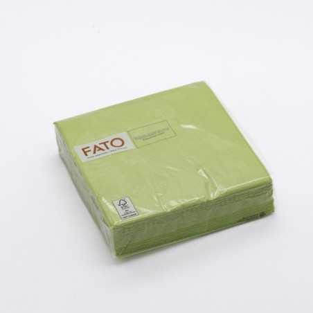 Tovagliolo carta 2 veli 40x40 cm verde mela bar ristorazione | Crovegli