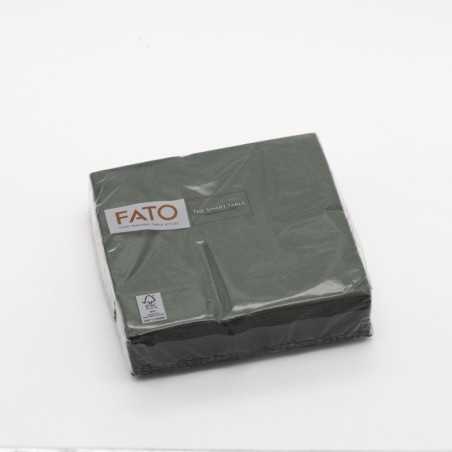 Tovagliolo carta 2 veli 40x40 cm verde foresta bar ristorazione | Crovegli