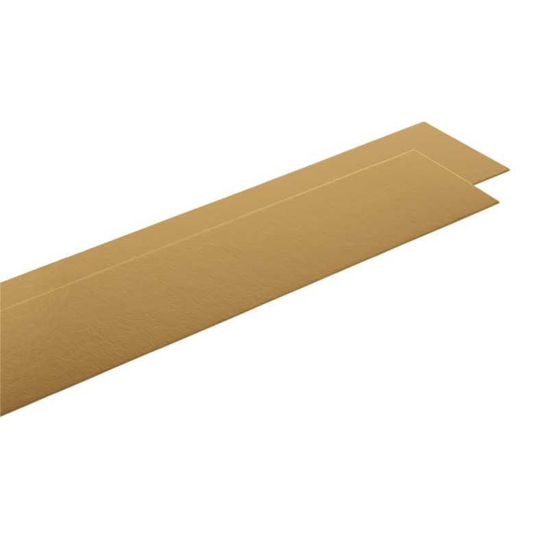 Strisce cartone dorate per vassoi | Crovegli