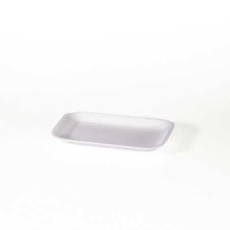 Vassoio polistirolo espanso 202 bianco non drenante 200x135 H18 mm carni formaggi | Crovegli