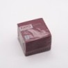 Tovagliolo carta bordeaux 2 veli 24x24 cm bar buffet | Crovegli