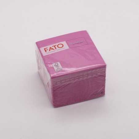 Tovagliolo carta fucsia 2 veli 24x24 cm bar buffet | Crovegli