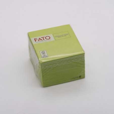 Tovagliolo carta verde mela 2 veli 24x24 cm bar buffet | Crovegli