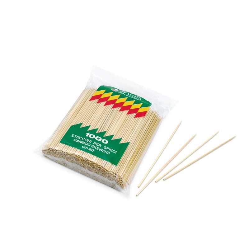 Spiedo bamboo 20 cm spiedini carne pesce frutta gourmet | Crovegli
