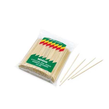 Spiedo bamboo 20 cm spiedini carne pesce frutta gourmet | Crovegli