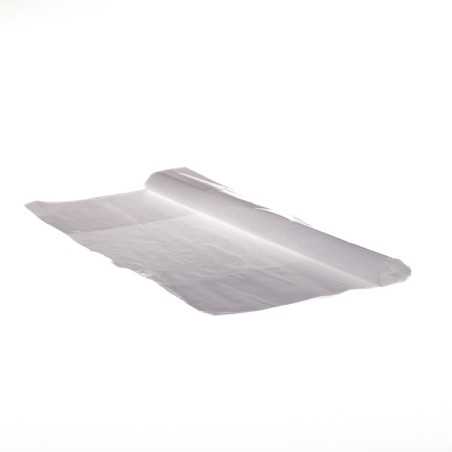 Sacchi pattumiera LDPE bianchi 50+10+10x110 cm 30 micron macellerie laboratori | Crovegli