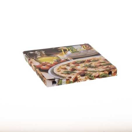 Scatola pizza cartone bianco 32,5x32,5 H3 cm | Crovegli