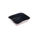 Vaschetta cellulosa VS45P nera termosaldabile 180x210 mm H 45 mm 4 porzioni | 50 pezzi