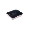 Vaschetta cellulosa VS45P nera termosaldabile 180x210 H45 4 porzioni microonde | Crovegli
