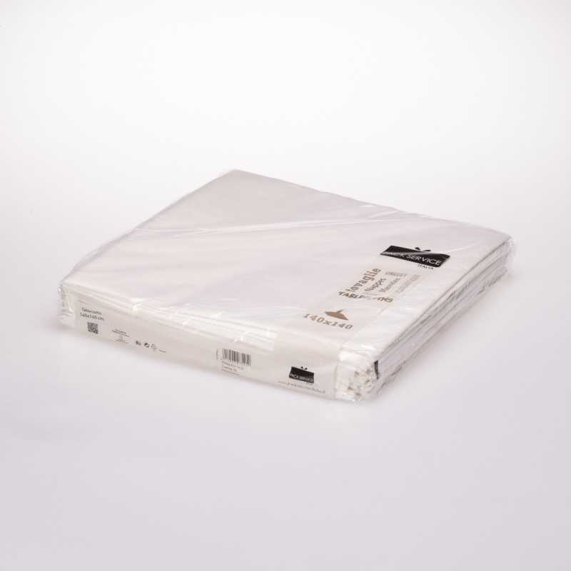 Tovaglia TNT idrorepellente crema panna 140x140 cm monouso | Crovegli