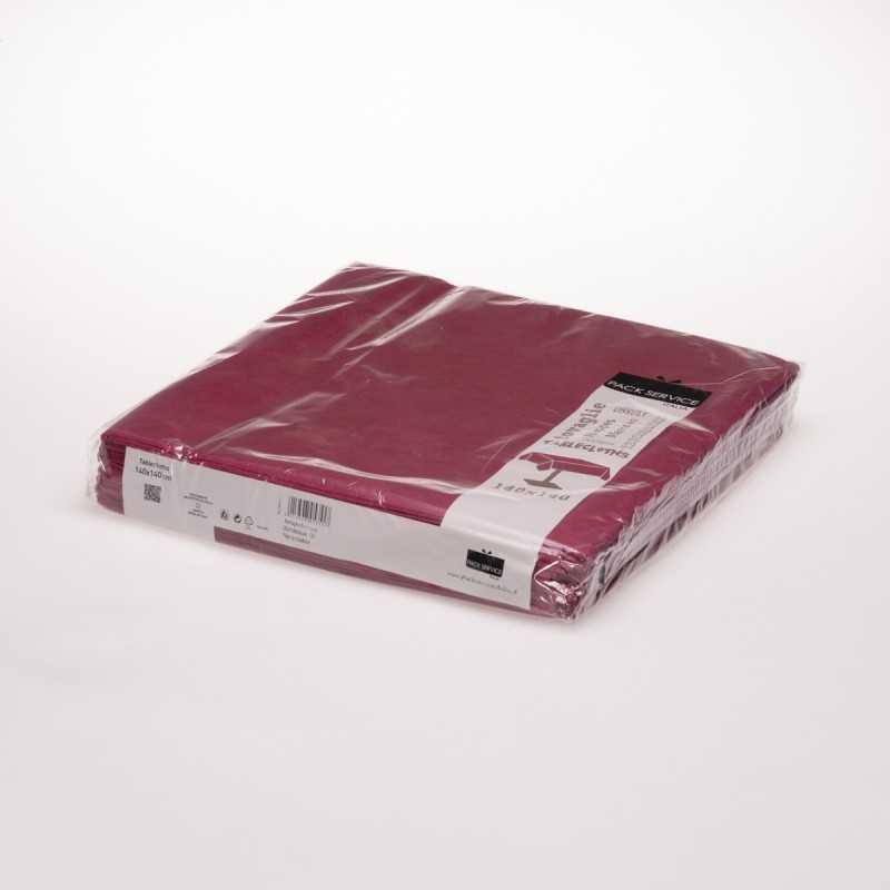 Tovaglia TNT idrorepellente bordeaux 140x140 cm monouso | Crovegli