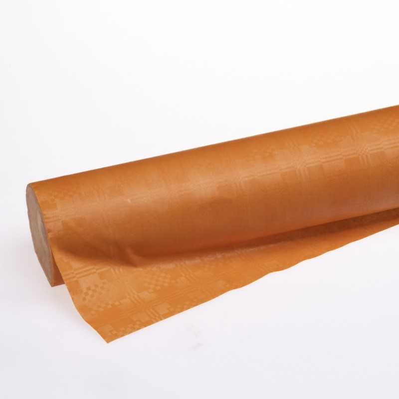 Tovaglia rotolo carta arancione 120x50 m ristorazione | Crovegli
