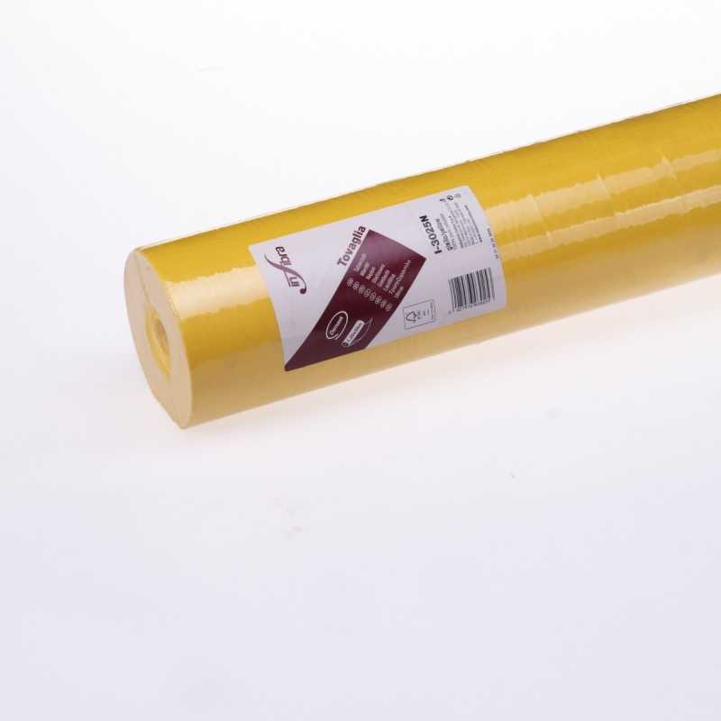 Tovaglia rotolo carta gialla 120x50 m ristorazione | Crovegli