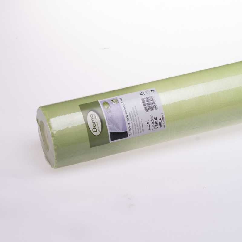 Tovaglia rotolo carta verde mela 120x50 m ristorazione | Crovegli