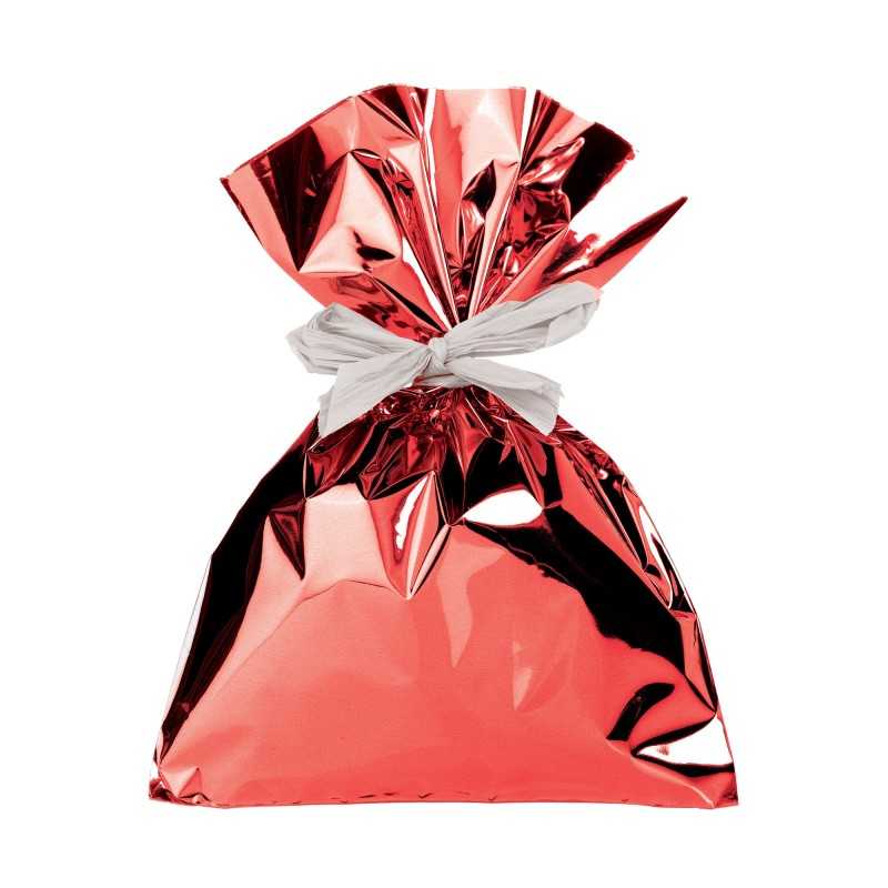 Busta regalo PPL metallizzata rosso 40x60 cm | Crovegli