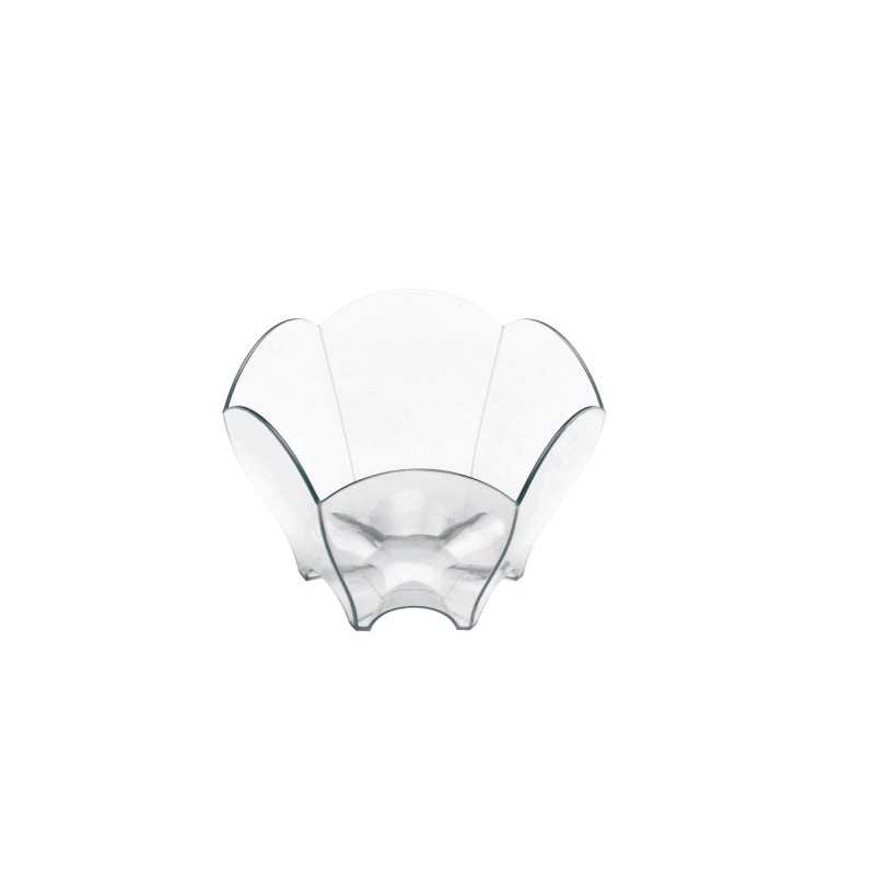 Coppetta Tulipano trasparente 90cc finger food | Crovegli