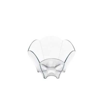 Coppetta Tulipano trasparente 90cc finger food | Crovegli