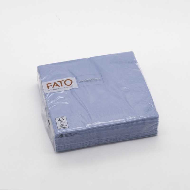 Tovagliolo carta 2 veli 33x33 cm azzurro bar ristorazione | Crovegli