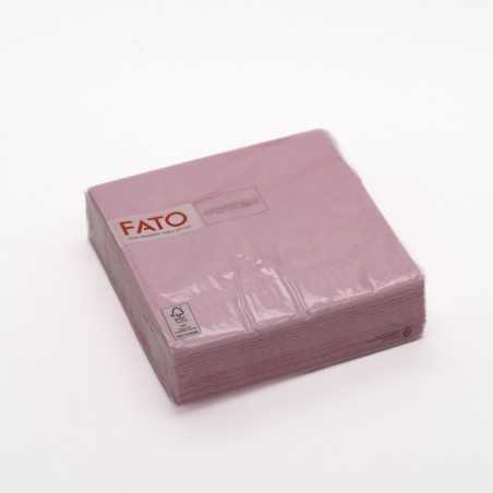Tovagliolo carta 2 veli 33x33 cm rosa bar ristorazione | Crovegli