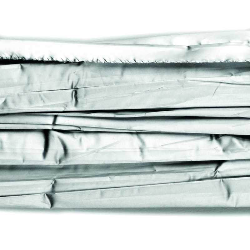 Rotolo metallizzato argento 125x100 m | Crovegli
