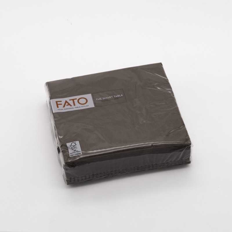 Tovagliolo carta 2 veli 33x33 cm cioccolato bar ristorazione | Crovegli