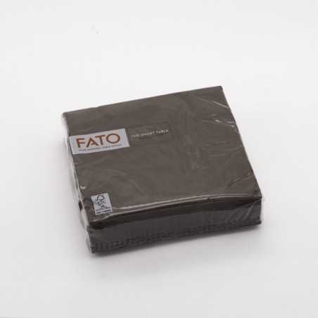 Tovagliolo carta 2 veli 33x33 cm cioccolato bar ristorazione | Crovegli